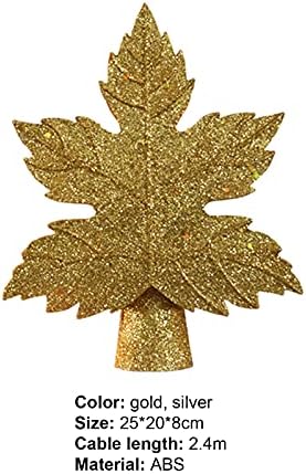עץ חג המולד של פלוראלי מנורה להקרין חסון עץ בנייה מנורה להקרנה אפקט חזותי טוב ABS זהב
