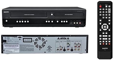 Sanyo DVD / VCR מקליט ושילוב נגן - הקלטה דו כיוונית - VHS ל- DVD, DVD ל- VHS