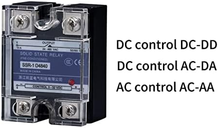 10A 25A 40A DA שלב יחיד DC CONTROC AC CONT CONT CONT 220V ממסר ל 3-32VDC SSR-10DA 25DA 40DA כיסוי
