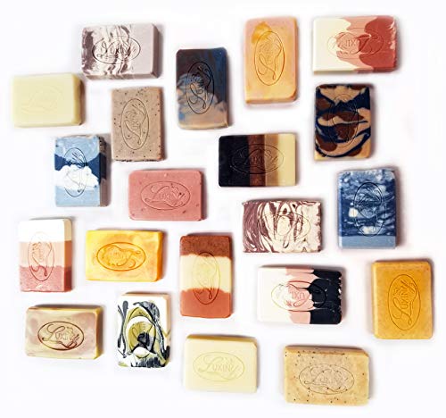 בר סבון טבעי לוקסיני, חמאת קקאו & מגבר; סבון גוף בעבודת יד שיאה ובר סבון אמבט הוא סבון קסטיליה