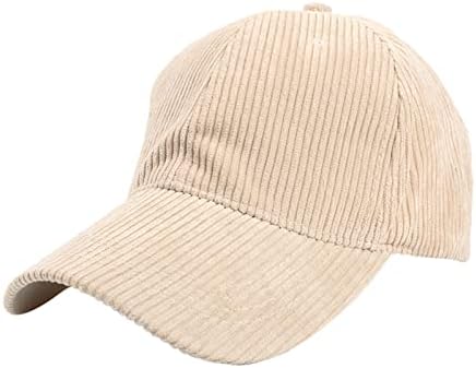 זכר נקבה ניטראלי קיץ מוצק בייסבול כובעי קורדרוי מתכוונן כובע מצחיות שלקח את חקלאים כובע