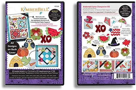 Cimberbell Cuties Companion - גרסת רקמת מכונות, גודל חישוק: 7x8, CD כולל: הוראות לעיצובים ייחודיים