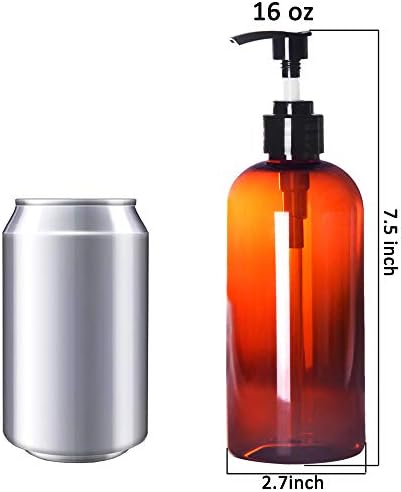צעיר 5 חבילות בקבוקי משאבת פלסטיק בקבוקי משאבה מפלסטיק 16 גרם