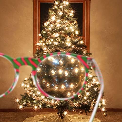 היי-לייט חג המולד מהדורה מיוחד אפקט אור שינוי / אור עקיפה משקפיים-שלג אפקט עדשות-מעצב סגנון