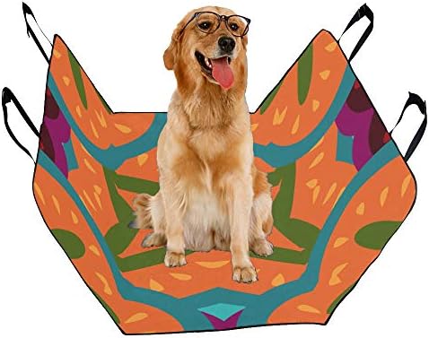 מותאם אישית שיק עיצוב סגנון יד-צבוע הדפסת רכב מושב מכסה לכלבים עמיד למים החלקה עמיד רך לחיות מחמד רכב מושב