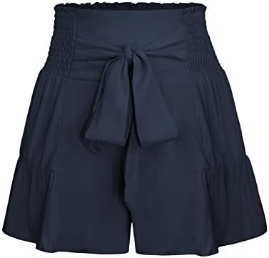 מכנסיים קצרים לנשים Miashui ג'ינס פלוס גודל נשים פרועות פרועות מכנסיים קצרים ברגליים עם מכנסי נשים עטופים