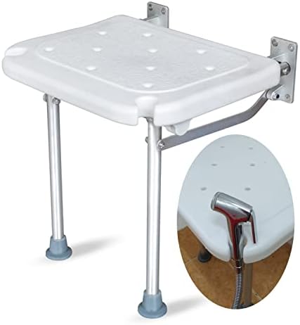 קיר מושב מקלחת מתקפל רכוב, מתקפל, רכוב על קיר, קיבולת 400 קילוגרם לכיסא מקלחת קפל נכים, נכים, שימוש