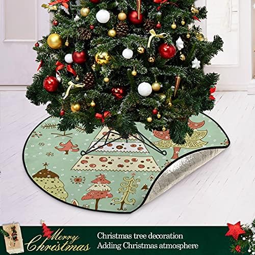 מחצלת עץ שלג לחג המולד עץ עץ אטום למים שטיח מחצלת מגש מתחת לאביזר עץ חג המולד לקישוט חג המולד אספקת בית לחג