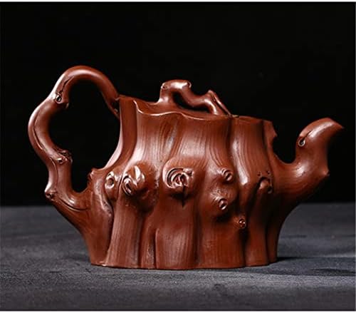 Yczdg עץ ישן גדם בצורת חרס סגול סיר סיר תה תה תה