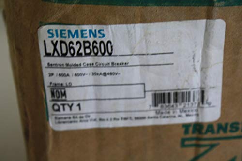 Siemens/Ite LXD62B600 600A 600V 2P 25K משומש