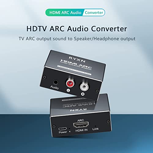 ממיר שמע קואקסיאלי או קואקסיאלי עד אופטי, חילוץ שמע HDMI ARC 192kHz