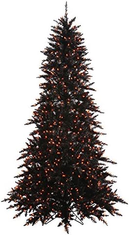 Vickerman 3 'x 25 אשוח שחור דק וחג המולד מלאכותי, מקדים - עיצוב בית עונתי מקורה מקורה - תחזוקה פו פו