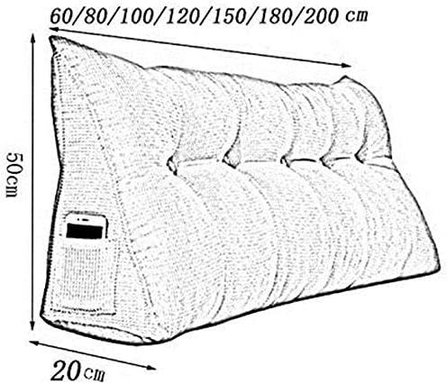 XFXDBT כרית קריאה משולשת רכה ראש ראש מגלגל גדול, משענת מיטה מיקום תמיכה בכרית טריז כרית טריז כרית טריז