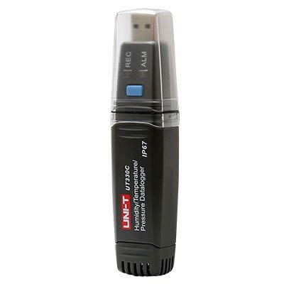 UNI-T UT330B/UT330C USB Datalogger; מדידת לחץ/לחות/אטמוספרי, רישום נתונים ...