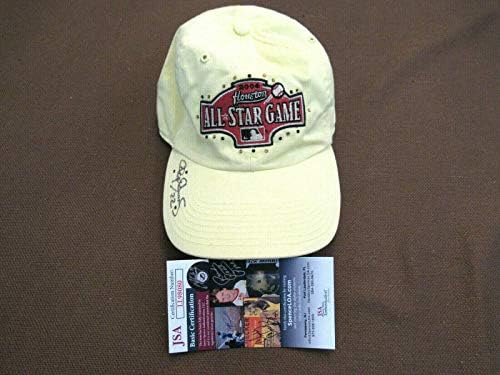 רוג'ר קלמנס יאנקיס אסטרוס רד סוקס חתום אוטומטי 2004 כובע הכובע של אולסטאר כובע jsa - כובעי חתימה