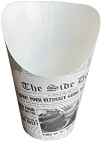 גביע מטגנים צרפתי כוסות צ'ארצ'וטרי כוסות עיתון חד פעמיות עיתון חטיף חטיף צרפתי מטגנים מטגנים מטגנים 7.5 גרם בינוני