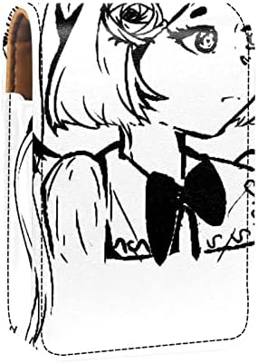 חמוד נייד איפור תיק קוסמטי פאוץ, שפתון מחזיק איפור ארגונית, ילדה חד קרן קריקטורה יפה