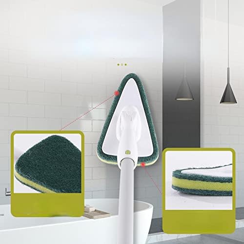 מברשת רצפה של Loihu מברשת אלומיניום סגסוגת מוטות שירות אמבטיה אמבטיה אמבטיה יומיומית אריח אריח מברשת זיפים קשיח