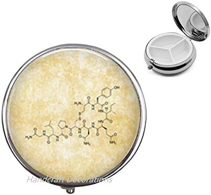 אוקסיטוצין תכשיטי - זכוכית גלולת מקרה גלולת תיבת-כימיה - מדע תכשיטים, סרוטונין גלולת תיבה.234