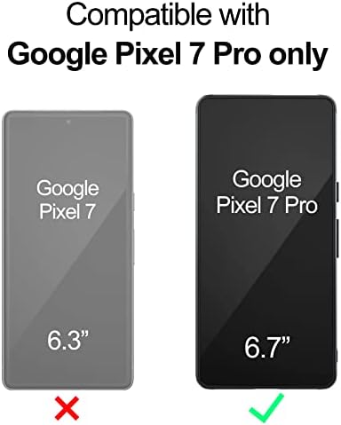 Mukoiber-Pixel 7 Pro Case, אטום זעזועים שקופים גב קשים מגנים דקיקים דקיקים דקים עבור גוגל 6.7 אינץ 'פיקסל