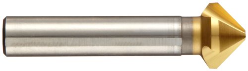 Magafor 4837 Series Cobalt Steel Dountersinkink, ציפוי פח, 3 חלילים, 90 מעלות, שוק עגול, 0.63 אינץ