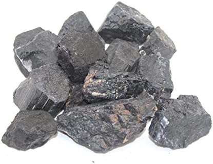 קריסטלו - 1 קילוגרם גבישים טורמלין שחורים מחוספסים מחוספס מברזיל דרגה A - 1 אינץ 'גדול פלוס אבנים טבעיות