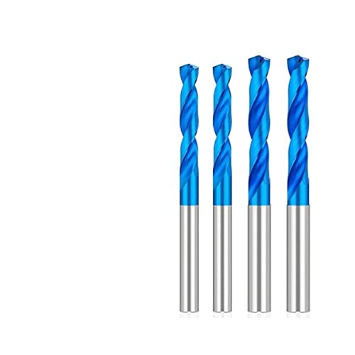קידוח סיביות 3D קרביד ביטים 3-12 ממ מקדח קירור סירלתי טוויסט קידוח קידוח ציפוי כחול מקדח חור למתכת 1