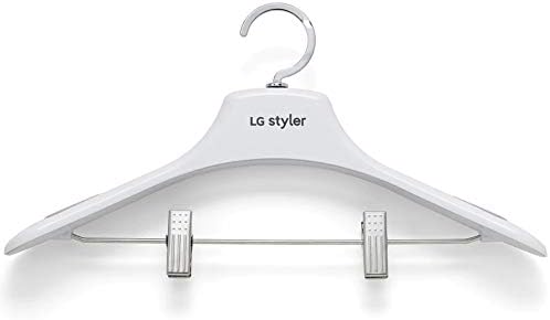 LG Styler בגדי חולצות חליפות מחזיק קולב עם רפידה ללא החלקה, קטעי נירוסטה וווים
