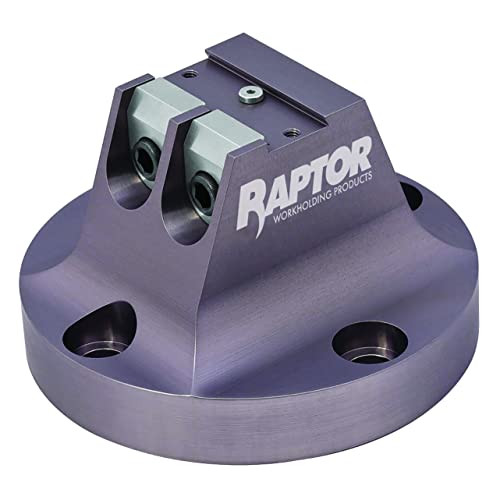 ראפטור-023 0.75 מתקן להשתלב, 2 מלחציים, 4 מעגל בורג, 3 גובה, 4.97 קוטר, אלומיניום, 7075-ט6511, ציפוי