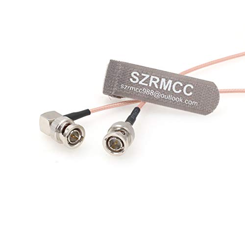 SZRMCC BNC זכר ל- BNC זכר 75OHM HD-SDI 3G RG179 כבל קואקסיאלי וידאו למצלמות אטומגיות אדומות אטומוס צג Smallhd