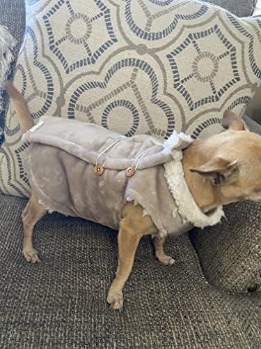 חולצת אפוד פליס חמה של כלב לבגוד חיות מחמד מוקסי סתיו וחורף בגדים מקורה חיצוניים