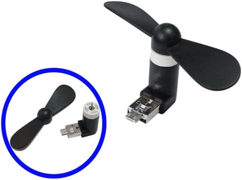 AKUST 2-in-1 USB/MICRO USB OTG MINI מאוורר לטלפון נייד אנדרואיד/טאבלט PC/Desktop 3 PCS
