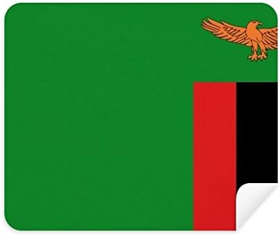 זמביה לאומי דגל אפריקה המדינה ניקוי בד מסך מנקה 2 יחידות זמש בד