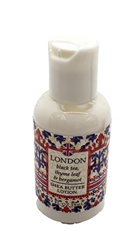 גריניץ ' מפרץ המסחר החברה יעד אוסף צרור: לונדון-2 עוז מיני עטוף סבון בלוק + 2 עוז מיני חמאת שיאה קרם