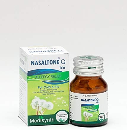 תרופות הומאופתיות של מדיסינתיות Nasaltone Q כרטיסיות 25 גרם - כמות 2- 2