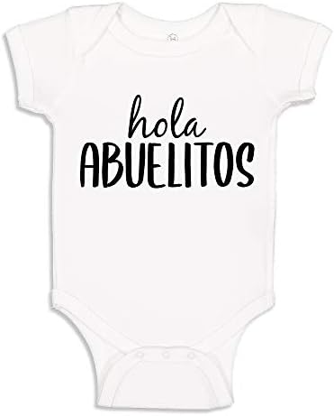 Hola Abuelitos בהתאמה אישית הכרזת הריון ספרדית