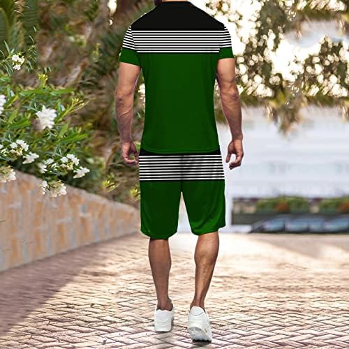 חולצת טריקו של שרוול קצר ומכנסיים קצרים של QVKARW סט של 2022 בגדי ספורט בקיץ 2 תלבושות אימונית תלבושות