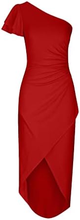 שמלות אדומות מקצועיות לנשים לעבודה שמלות נוצצות נשים שמלות סקסיות פורמליות לאירועים מיוחדים בתוספת גודל