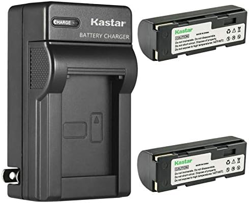 קסטאר 2 חבילות סוללה וחילופין מטען קיר החלפת Fujifilm NP-80, Fujifilm Finepix 1700Z, Finepix 2700, Finepix
