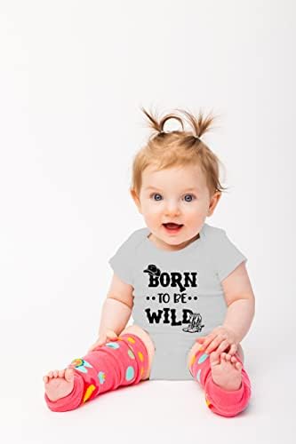 Belle Homie נולד להיות פראי - תן להרפתקה להתחיל - מטפס תינוקות חמוד מצחיק, בגד גוף תינוקות מקשה אחת