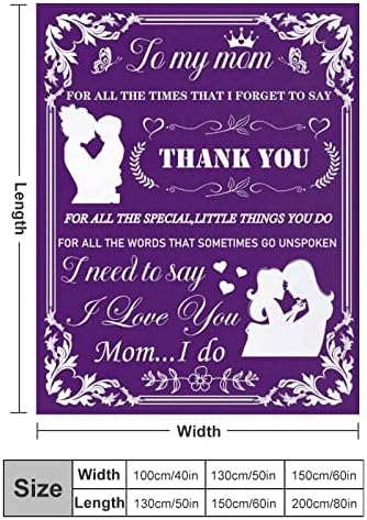 מתנות MiBDDK למיכת אמא זורקים שמיכות יום אמהות פלנל מתנות יום הולדת נעימות חמות לאמא נשים מיטה ספה