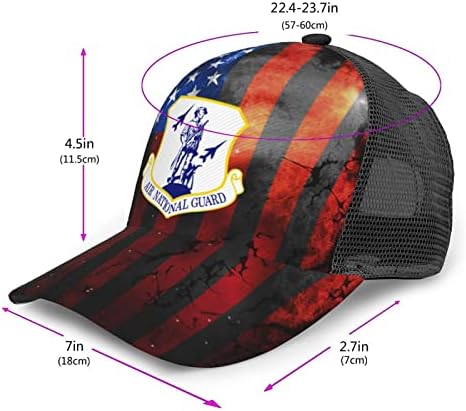 חיל האוויר האמריקני כובע המשאית הלאומית של חיל האוויר - כובע סנאפבק בייסבול רשת לגברים או נשים בחוץ