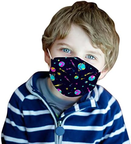 50 יחידות ילדי מסכת חד פעמי פנים מסכת כוכבים שטח הדפסי פנים כיסוי נוח מסכות עבור ילד בני בנות חיצוני