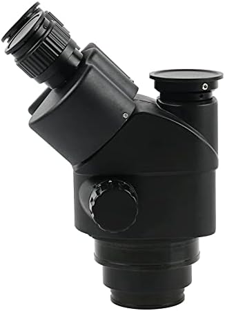 מיקרוסקופ יוקסיוואנג שחור 3.5 על 90 על 7-45 על מיקרוסקופ טרינוקולרי מוקדי 0.5 על 2.0 עדשת עזר + ראש מיקרוסקופ