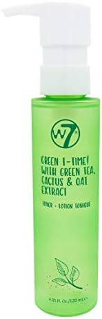 7 טונר פנים ירוק-טי-טיים-תה ירוק ותמציות טבעיות-שמן וטונר פנים להפחתת נקבוביות