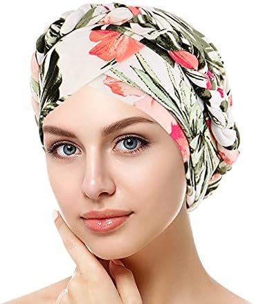 נשים של רפוי כפת כובע מעוות טורבן כובע בוהמי פרח הכימותרפיה כפת כובע סרטן בארה ' ב מוסלמי טורבנים כיסוי