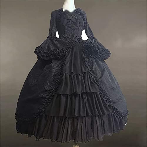 נשים רוקוקו שמלת מימי הביניים רנסנס 1800 שמלת לנשים ויקטוריאני כדור שמלת גותי שמלת מקסי נסיכת קוספליי