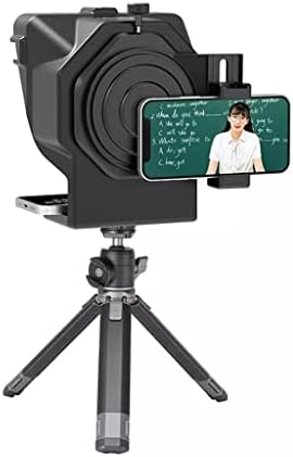 Uoeidosb טלפרומפטר נייד למצלמת SLR לצילומי ראיונות מארחים טלפרומפטר סלבריטאי מארח עם שלט רחוק