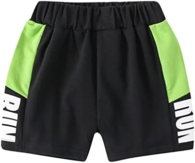 מכנסיים קצרים של Qiuyi Athletic לילדים פעוטות נערים קצרים מכנסיים קצרים קיץ אופנת בגדי לבוש לילדים
