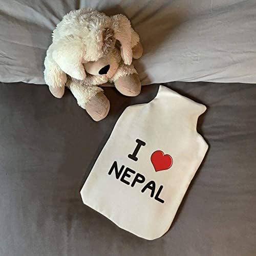 כיסוי בקבוק מים חמים 'אני אוהב את נפאל'